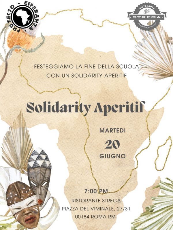 Cartel Solidarity Aperitif La Strega
